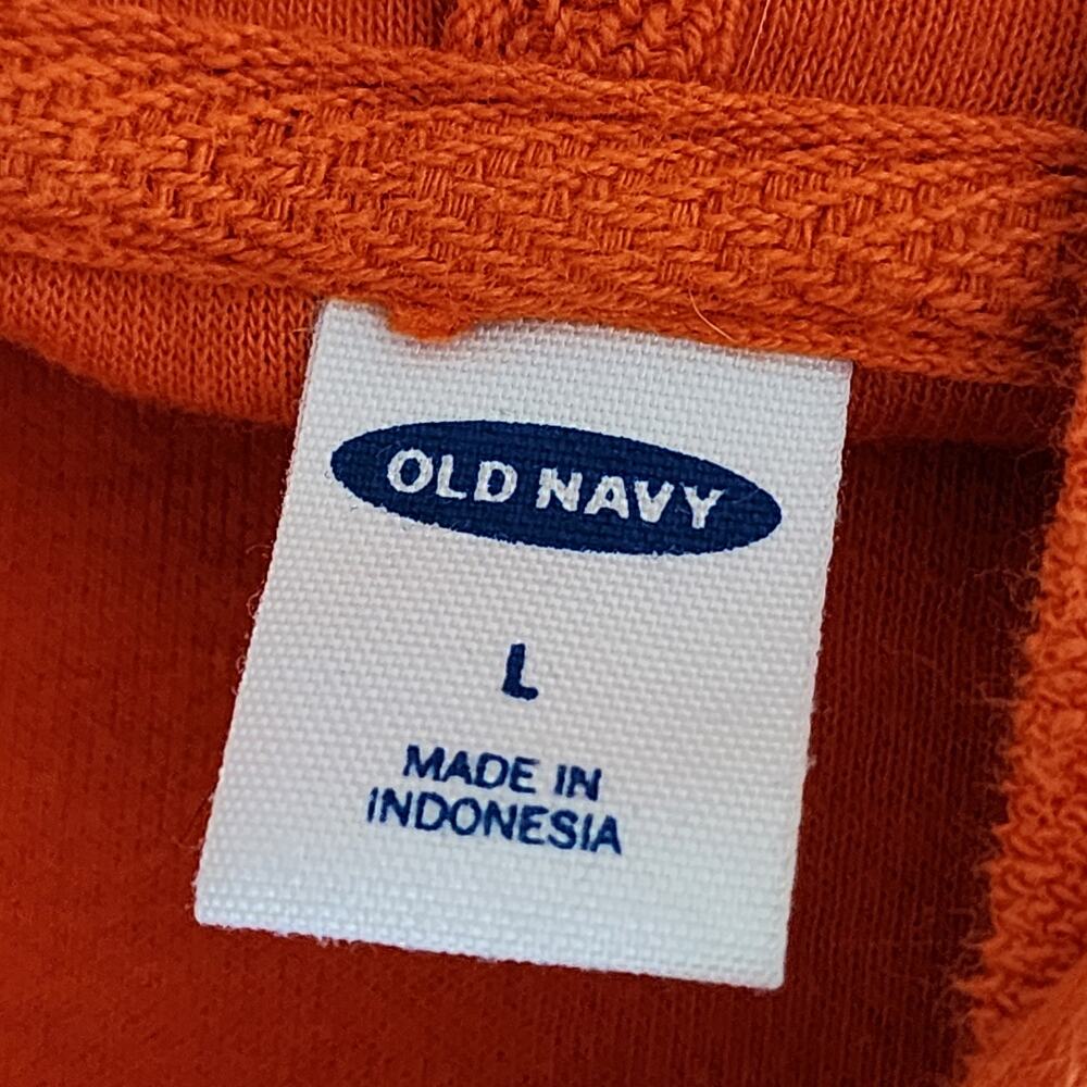 Old Navy Orange Zip-Up Hoodie Jacket - Picture 3 of 4